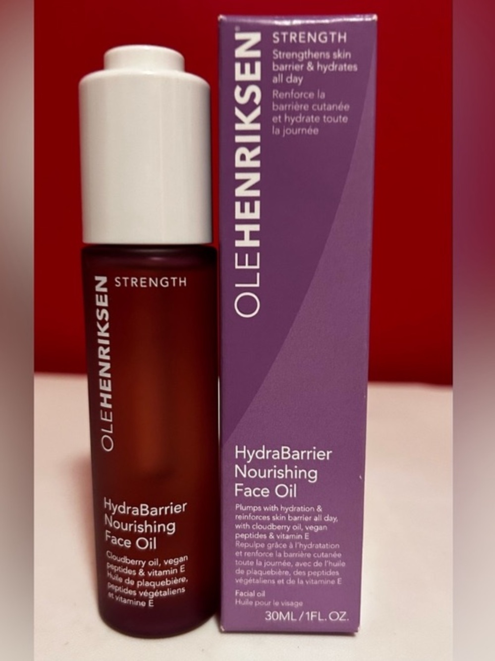 Ole Henriksen Nourishing Face Oil - NEW! FULL SIZE Purple & White